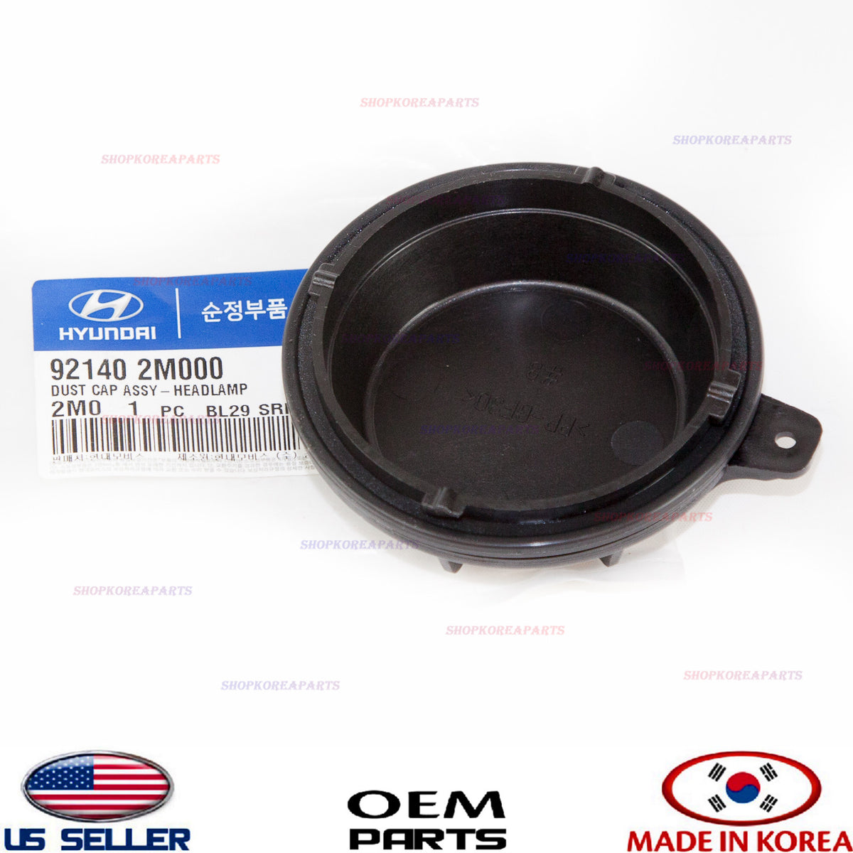 GENUINE Front Head Lamp Dust Cap Cover OEM Various Hyundai Kia See Compatibility