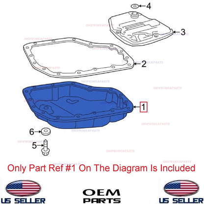 GENUINE Transmission Oil Pan OEM Toyota Corolla 1.8L CVT 2014-2024 iM 3510612200