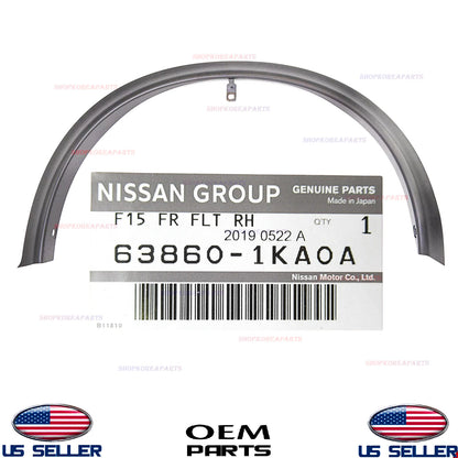 GENUINE Front Fender Wheel Molding Passenger Side OEM NISSAN JUKE F15 2011-2017
