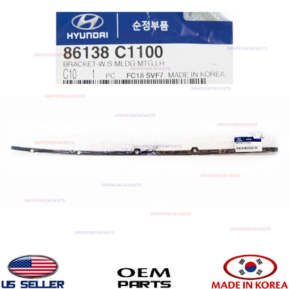 GENUINE Bracket Front LEFT Windshield Pillar Molding ⭐ HYUNDAI SONATA 2015-2019