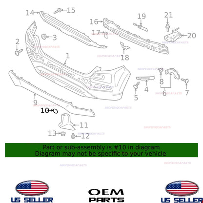 GENUINE OEM Rear Bumper Tow Eye Cap 2018-2021 Hyundai Kona 86617-J9100