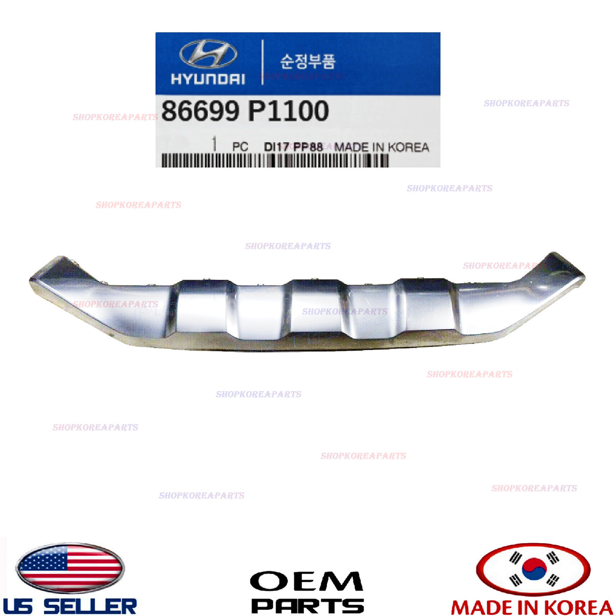 GENUINE Rear Bumper Lower Centr Molding Chrome ⭐OEM⭐ Kia Sportage Hybrid 2023-25