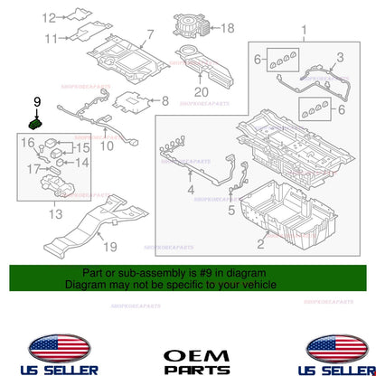 GENUINE Battery Safety Plug 2016-2019 Sonata Hybrid 2017-2020 Optima Hybrid