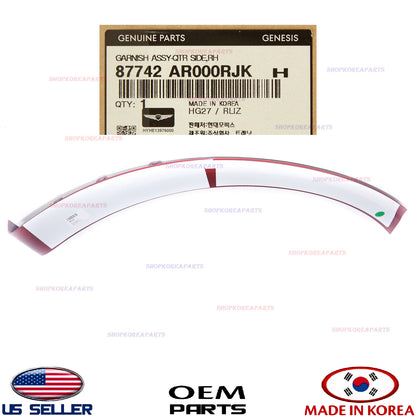 GENUINE Red Rear Fender Wheel Molding RIGHT Passenger OEM GV70 non Sport 2022-26