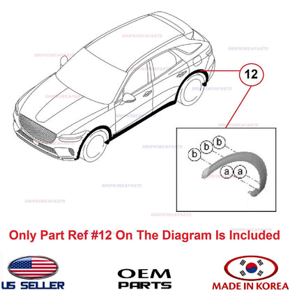 GENUINE Rear Fender Wheel Molding RIGHT Passenger Side ⭐OEM⭐ GV70 Sport 2022-26