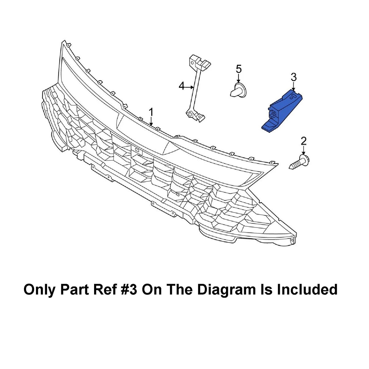 GENUINE OEM Front Bumper Bracket RIGHT Passenger Side 2023-2025 Kia Sportage