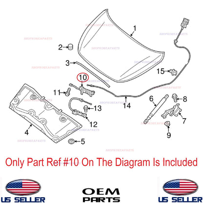 GENUINE OEM Hood Latch Lock 2013-24 NISSAN Pathfinder Murano INFINITI JX35 QX60