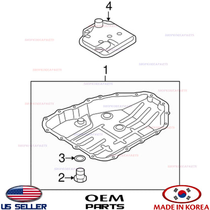GENUINE OEM Auto Transmission Oil Filter HYUNDAI KIA *See compatibility