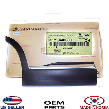 GENUINE Rear Door Lower Molding RIGHT Passenger Side ⭐OEM⭐ Santa Fe 2021-2023
