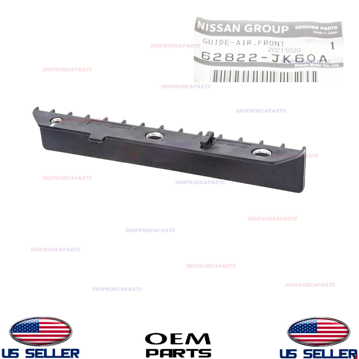 GENUINE Front RIGHT Air Guide Infiniti EX35 EX37 G25 G35 G37 Q40 Q60 QX50 07-17
