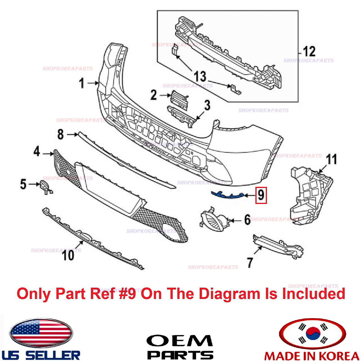 GENUINE Rear Bumper Corner Cover Panel RIGHT Passenger Side ⭐OEM⭐ GV70 2022-25
