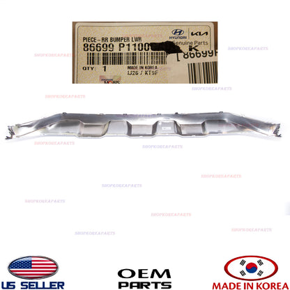GENUINE Rear Bumper Lower Centr Molding Chrome ⭐OEM⭐ Kia Sportage Hybrid 2023-25
