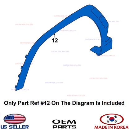 GENUINE Front Fender Wheel Molding RIGHT Passenger Side ⭐OEM⭐ TUCSON 2022-2024