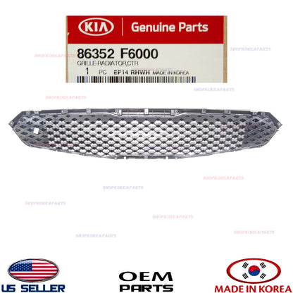 GENUINE Grille Front Bumper Center ⭐OEM⭐ KIA CADENZA 2017-2019 86352F6000