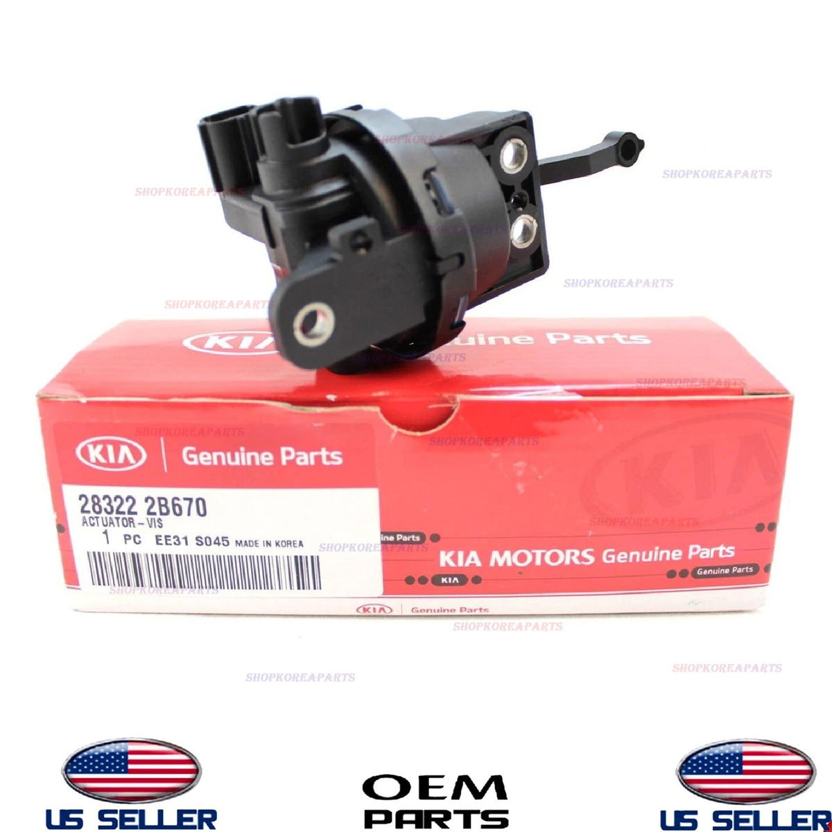 OEM VIS Intake Actuator Control Solenoid 2018-22 Hyundai Accent 2018-20 Kia Rio