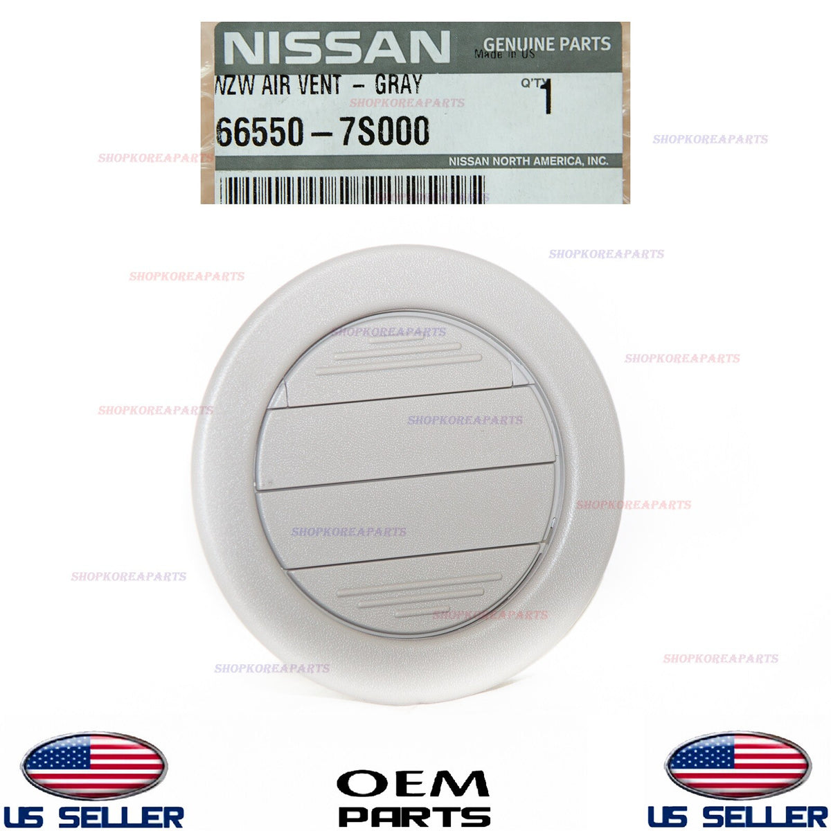 GENUINE Interior Roof Ventilation Grille NISSAN ARMADA 04-12 INFINITI QX56 04-10