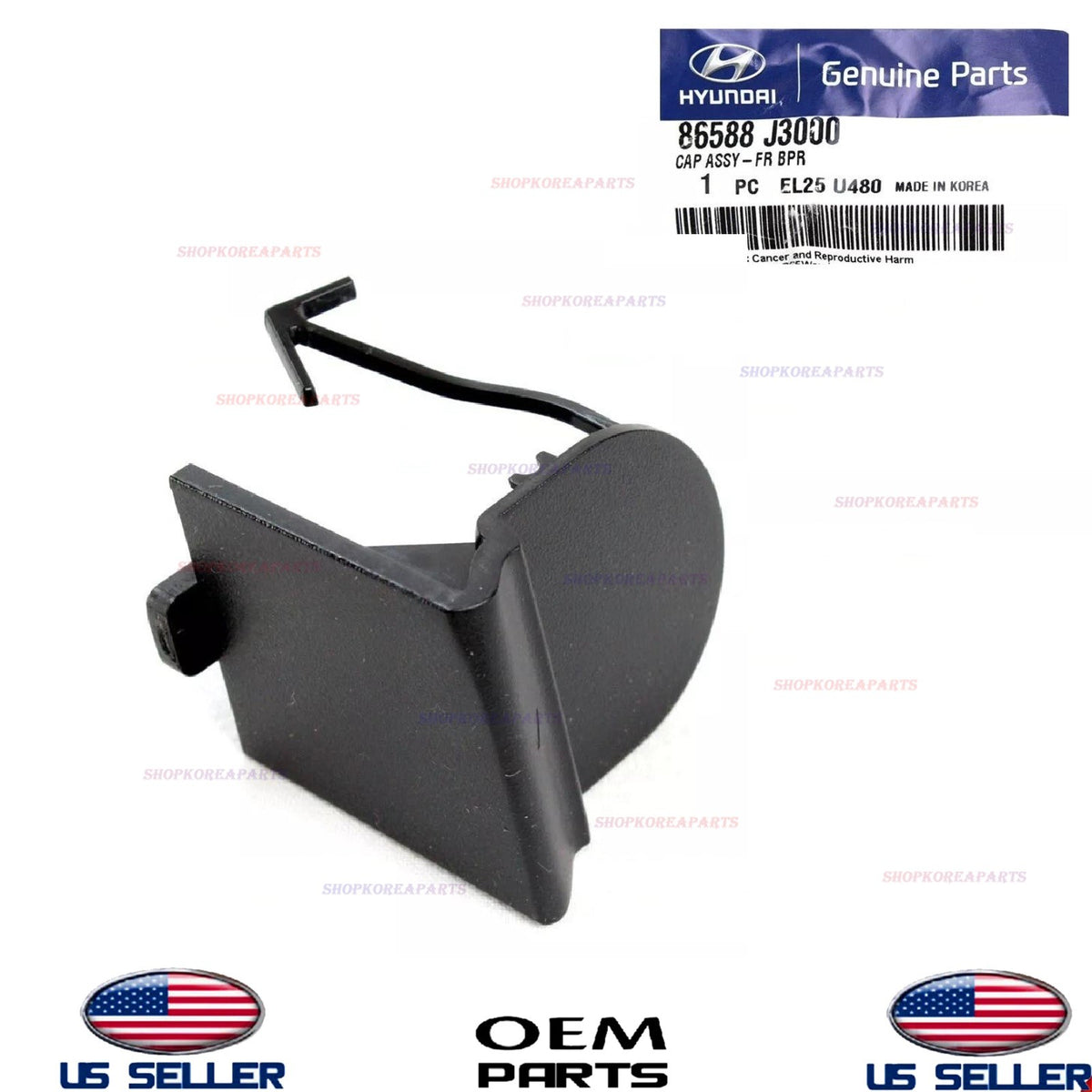 GENUINE OEM Front Bumper Tow Hook Eye Cap 2019-2021 Hyundai Veloster 2.0L