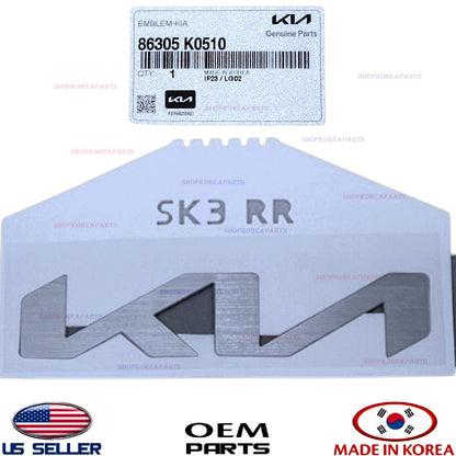 GENUINE Trunk Lid Emblem Liftgate Nameplate ⭐OEM⭐ KIA SOUL 2022-2025 86305-K0510