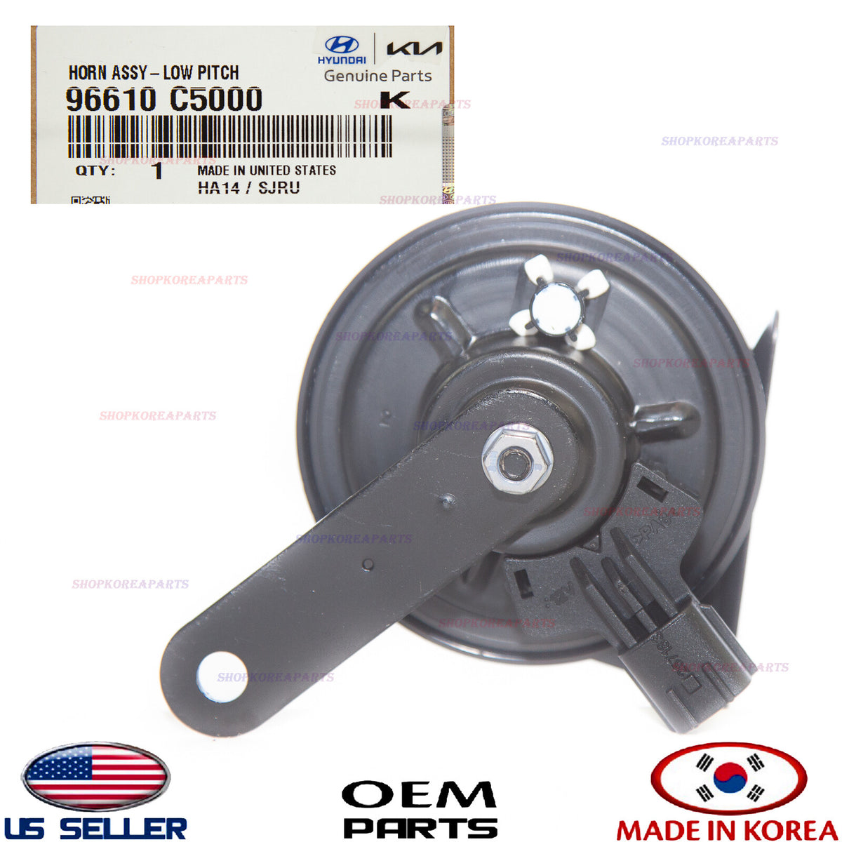 GENUINE Horn Assy Low Pitch ⭐OEM⭐ KIA SORENTO 2016-2020 96610C5000