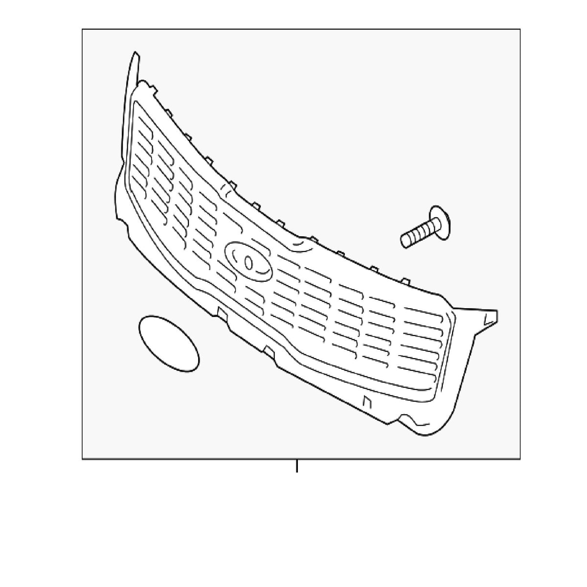 GENUINE OEM BLACK Front Bumper Radiator Grille 2020-22 Kia Telluride 86350S9320
