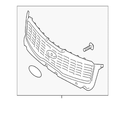 GENUINE OEM BLACK Front Bumper Radiator Grille 2020-22 Kia Telluride 86350S9320