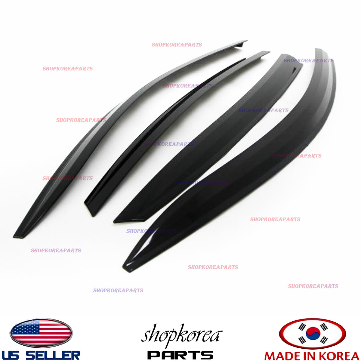SMOKED DOOR VISOR WINDOW SUN WIND VENT DEFLECTOR fits KIA OPTIMA 2011-2015