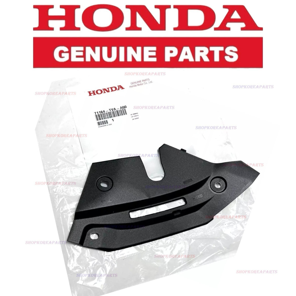 FITS: 18 - 22 HONDA ACCORD FRONT UPPER GRILLE GUARD SHIELD COVER RH OEM NEW