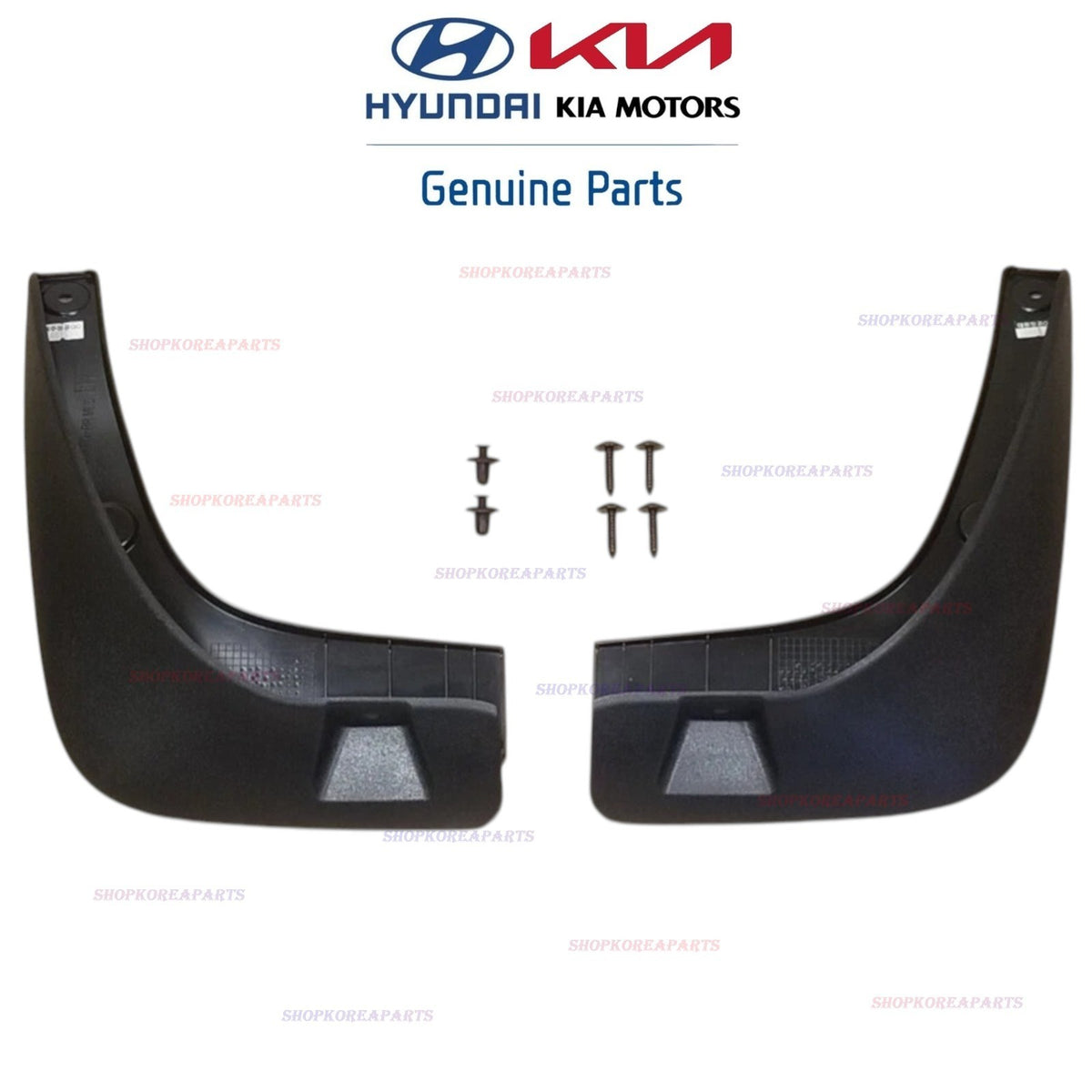FITS: 14 - 16 KIA SPORTAGE LX EX REAR SPLASH GUARD MUD FLAP SET OEM NEW 3WF46-AC