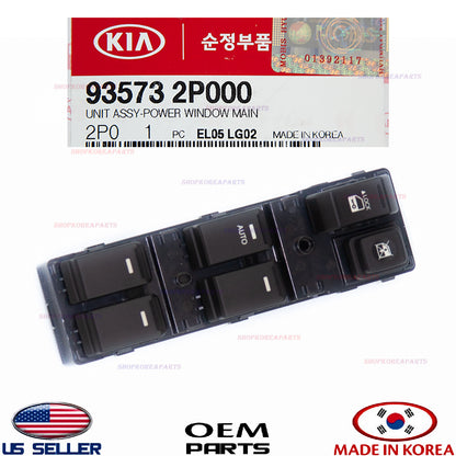 OEM FRONT DOOR left DRIVER SIDE POWER WINDOW SWITCH "AUTO" KIA SORENTO 2011-2015