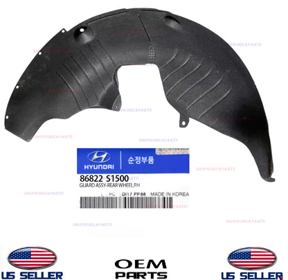 GENUINE OEM REAR Right Passenger Side Wheel Guard Liner 2021-23 Hyundai Santa Fe