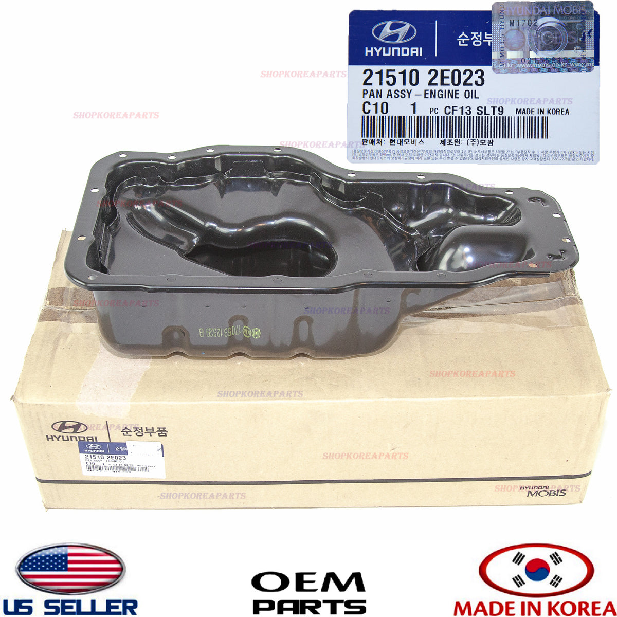 GENUINE OEM Engine Oil Pan 2016-2025 Kia Soul Seltos Optima Forte 2.0L