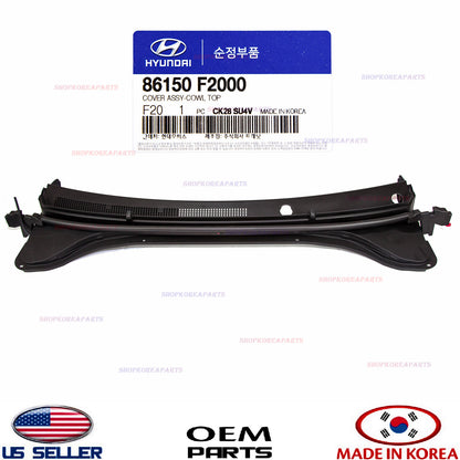 GENUINE Cowl Top Panel Vent Windshield Wiper Motor Cover OEM Elantra 2017-2018