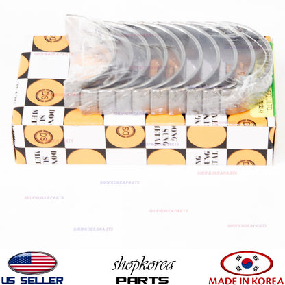 CRANKSHAFT MAIN BEARING SET! 10PCS fits VARIOUS HYUNDAI KIA 2.0L 2.4L 210202G100