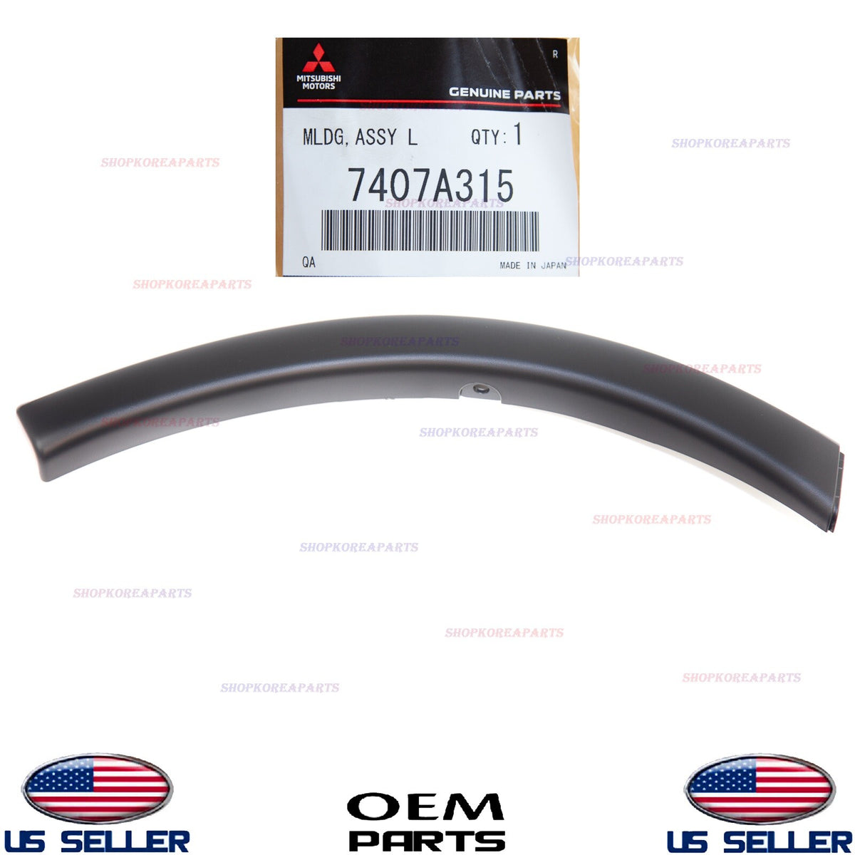 GENUINE Front Bumper Fender Molding Left Driver Side OEM Outlander 2014-2020