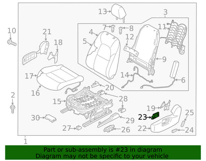 GENUINE Front LEFT Driver Side Seat Switch 2017-2025 Mazda GRV1-88-158