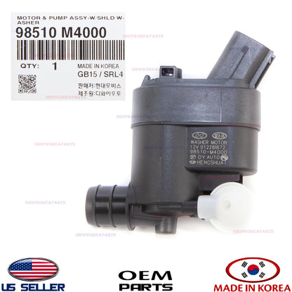 GENUINE OEM Windshield Washer Pump Motor Hyundai Kia *See Compatibility