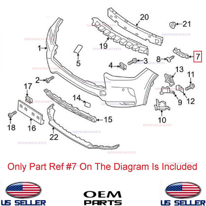 GENUINE Bumper Front Bracket LEFT Driver Side OEM QX50 2019-25 QX55 2022-25
