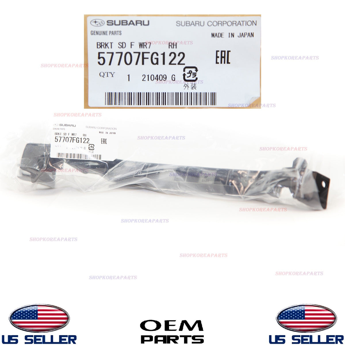 GENUINE Front Bumper Bracket Passenger Side ⭐OEM⭐ Subaru Impreza WRX STI 08-14