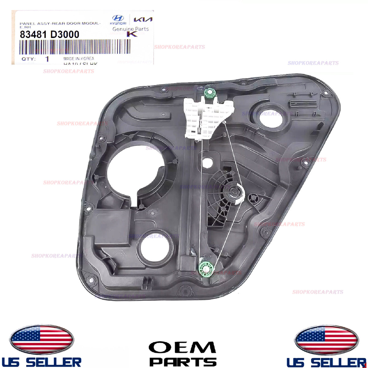 GENUINE OEM Rear Right Passenger Side Door Window Regulator 16-22 Hyundai Tucson