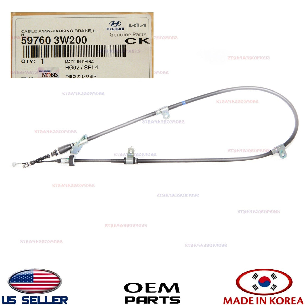 GENUINE Parking Brake Cable LEFT Driver Side Kia Sportage 2WD/FWD 2011-2013