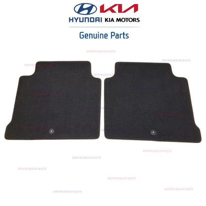 FITS: 16 - 20 KIA OPTIMA FLOOR MAT SET 4PC W/BLACK OPTIMA LOGO OEM NEW
