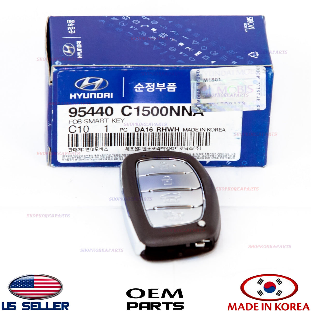 1pcs SMART KEY REMOTE CONTROL BLANKING SONATA 2018-2019
