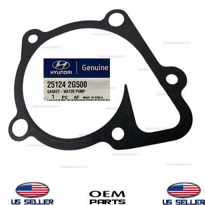 GENUINE Engine Water Pump Gasket 2006-2015 Hyundai Kia 2.4L 25124-2G500