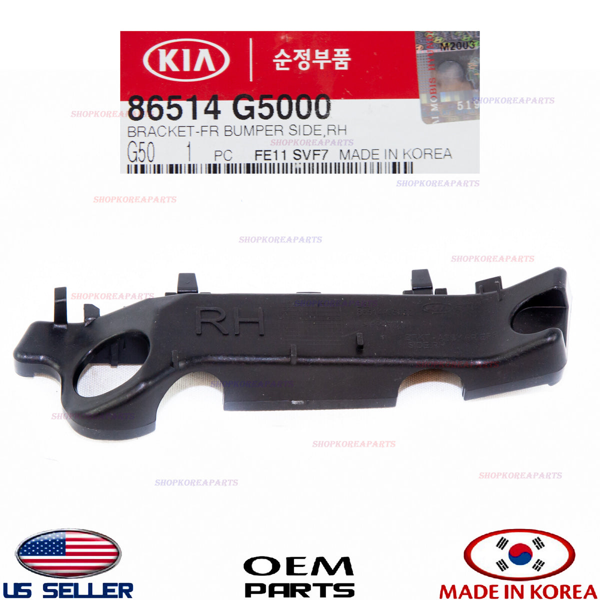GENUINE Bumper Front Bracket Mounting RIGHT Passenger Side ⭐ KIA NIRO 2017-2022