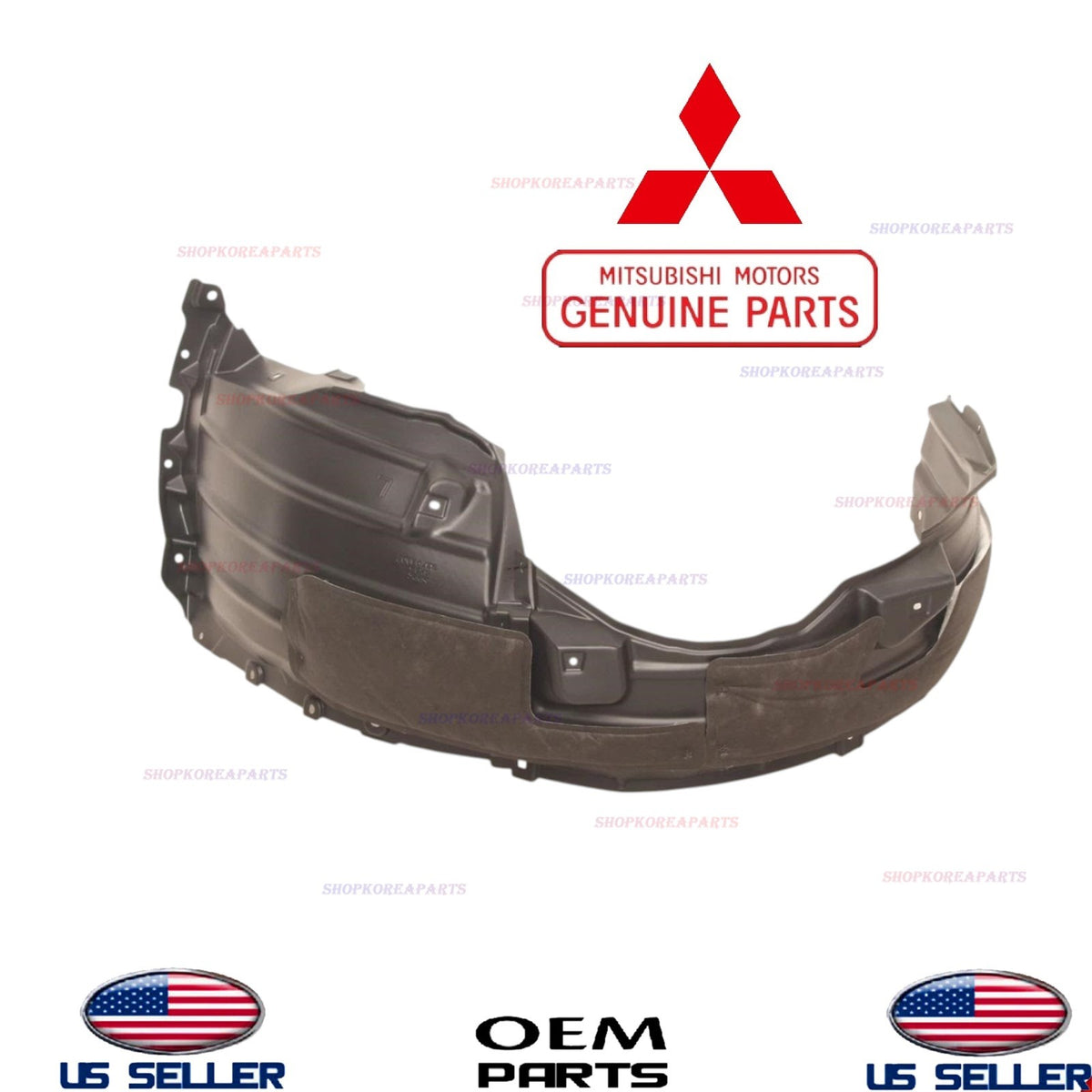 GENUINE Fender Liner Front LEFT Driver Side 2018-2025 Mitsubishi Eclipse Cross