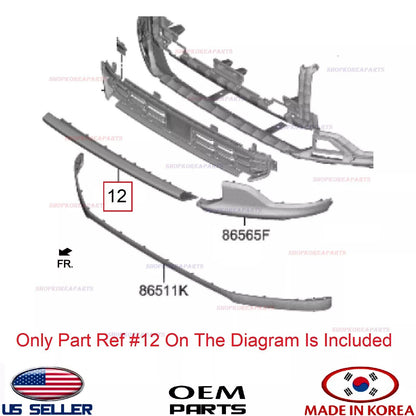 GENUINE Center Skid Plate Front Bumper ⭐OEM⭐ Palisade Calligraphy 2023-2025