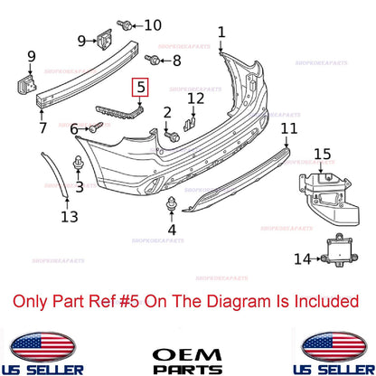 GENUINE Rear Bumper Bracket LEFT Driver Side OEM Mitsubishi Outlander 2014-2024