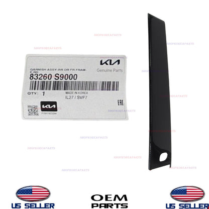 GENUINE Rear Door Garnish Pillar Applique RIGHT Passenger Side 20-25 Telluride