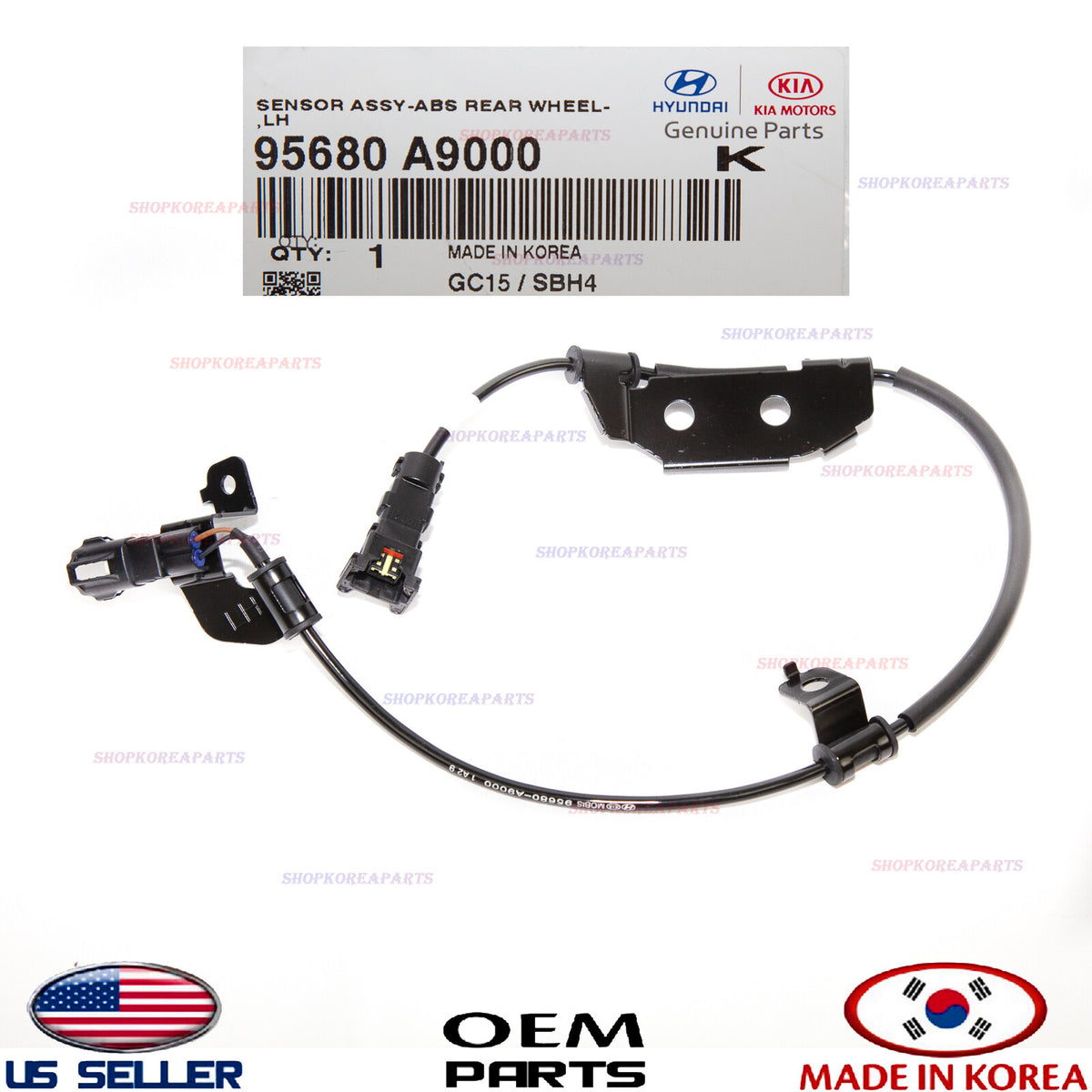 GENUINE ABS Wheel Speed Sensor Cable Rear LEFT Driver Side OEM KIA SEDONA 15-21