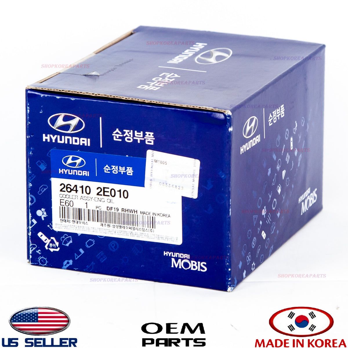 COOLER ENGINE OIL GENUINE! SONATA HYBRID 16-19 OPTIMA HYBRID 17-19 264102E010